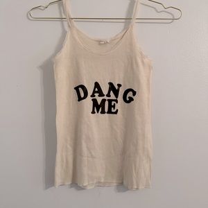 Vintage 1970s Dang Me tank top